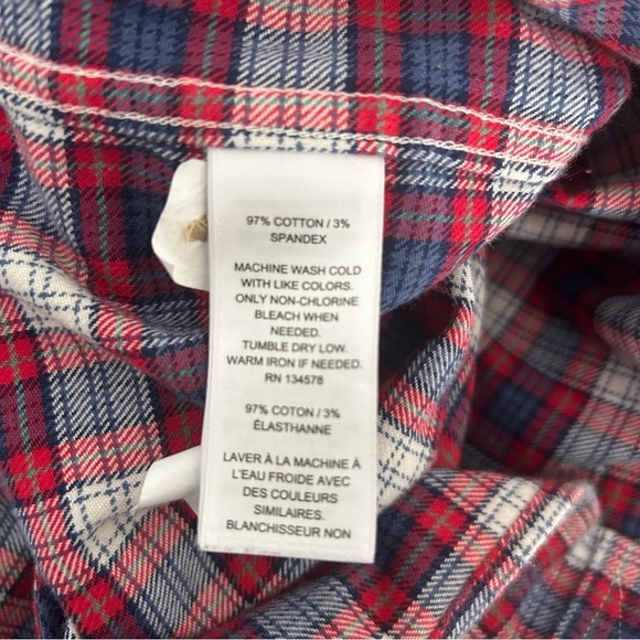 Vineyard Vines Classic Fit Red and White Plaid Shirt - Picture 5 of 5